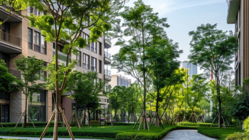 垂直绿化植物墙：打造城市绿色新景观**